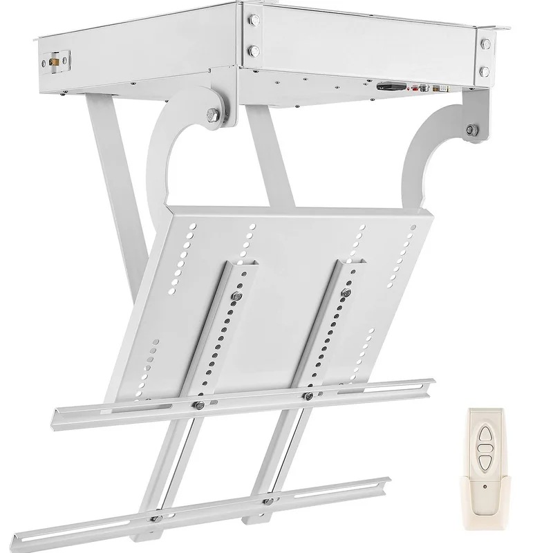 Electric Motorized Roof Ceiling Flip Outside Drop Down LED Screen TV Mount for 32