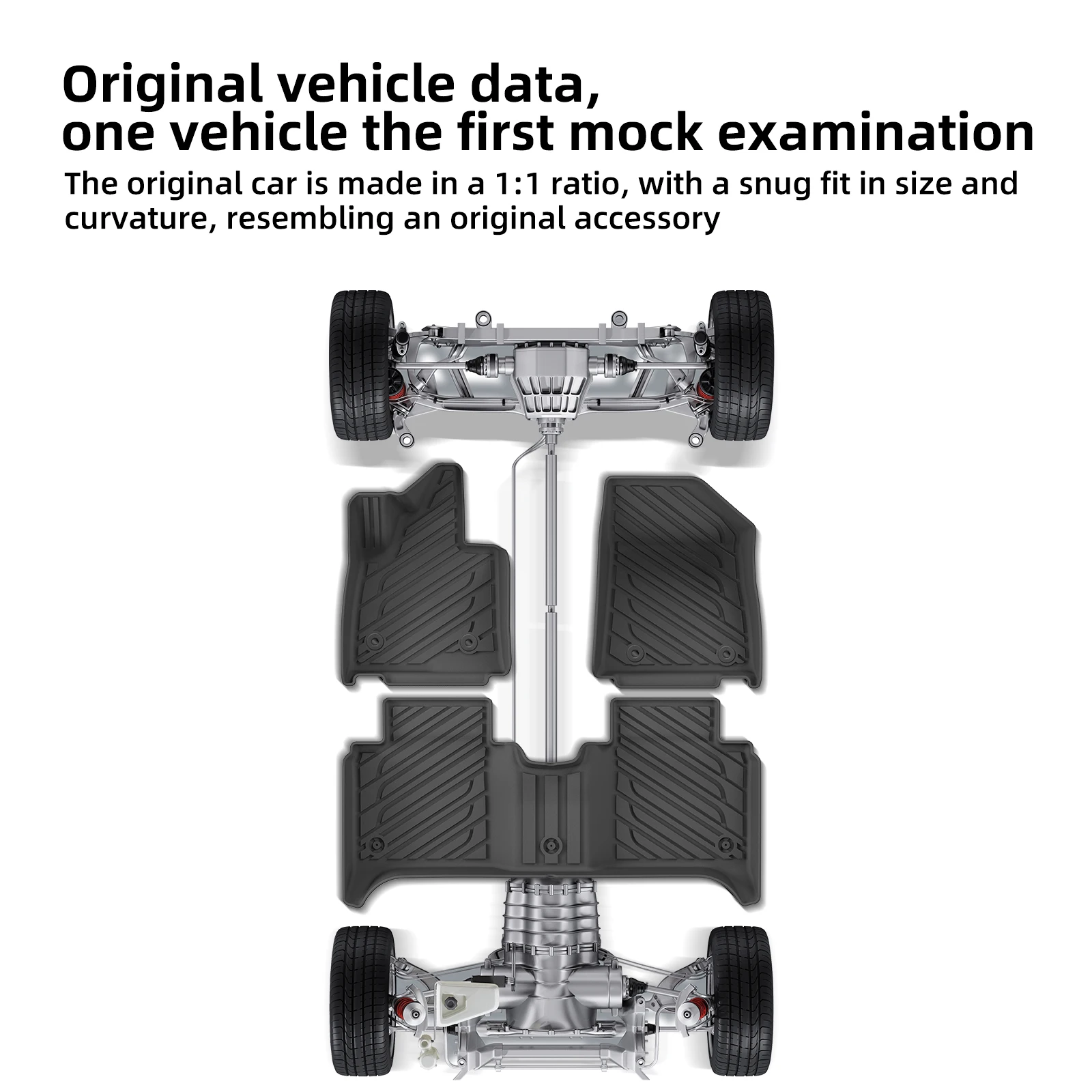 Left Drive for Lynk & Co Z20/Lynk & Co 02  2025 2026 EV RWD SUV Car All-weather Floor Mat Trunk Pad Accessories Blak