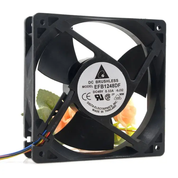 

Delta EFB1248DF 48V 0.33a 12038 12CM Max Airflow Rate Converter Cooling Fan