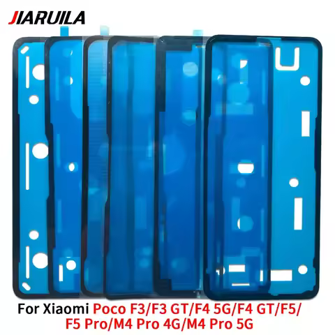 Back Battery Cover Sticker Adhesive For Xiaomi Poco F3 F4 GT F5 Pro M4 Pro 4G 5G Back Door Waterproof Adhesive Tape Glue
