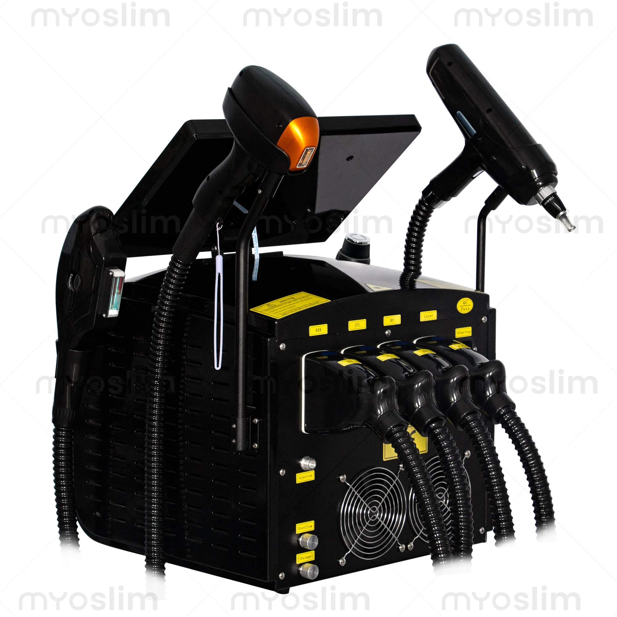 

4-IN-1 High Power Laser Diode Hair Removal Machine 755/808/1064/940nm Ice Titanium Beauty Body Hair Removal Equipment