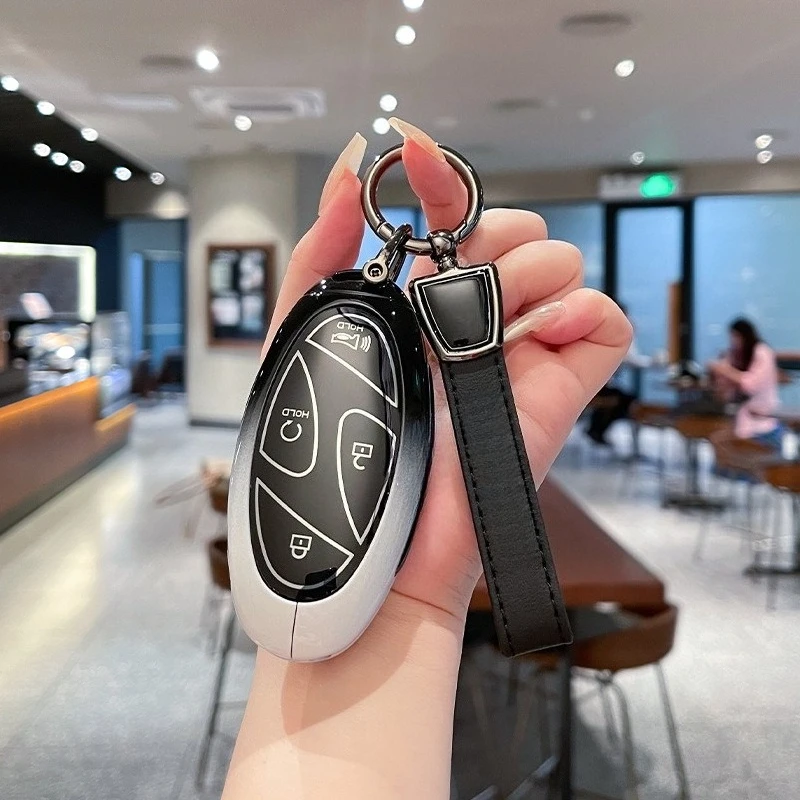 

Premium Zinc Alloy Key Cover Case for Hyundai Sonata 11th Generation Air/Pro/Max (2024) - Protective Key Fob Shell