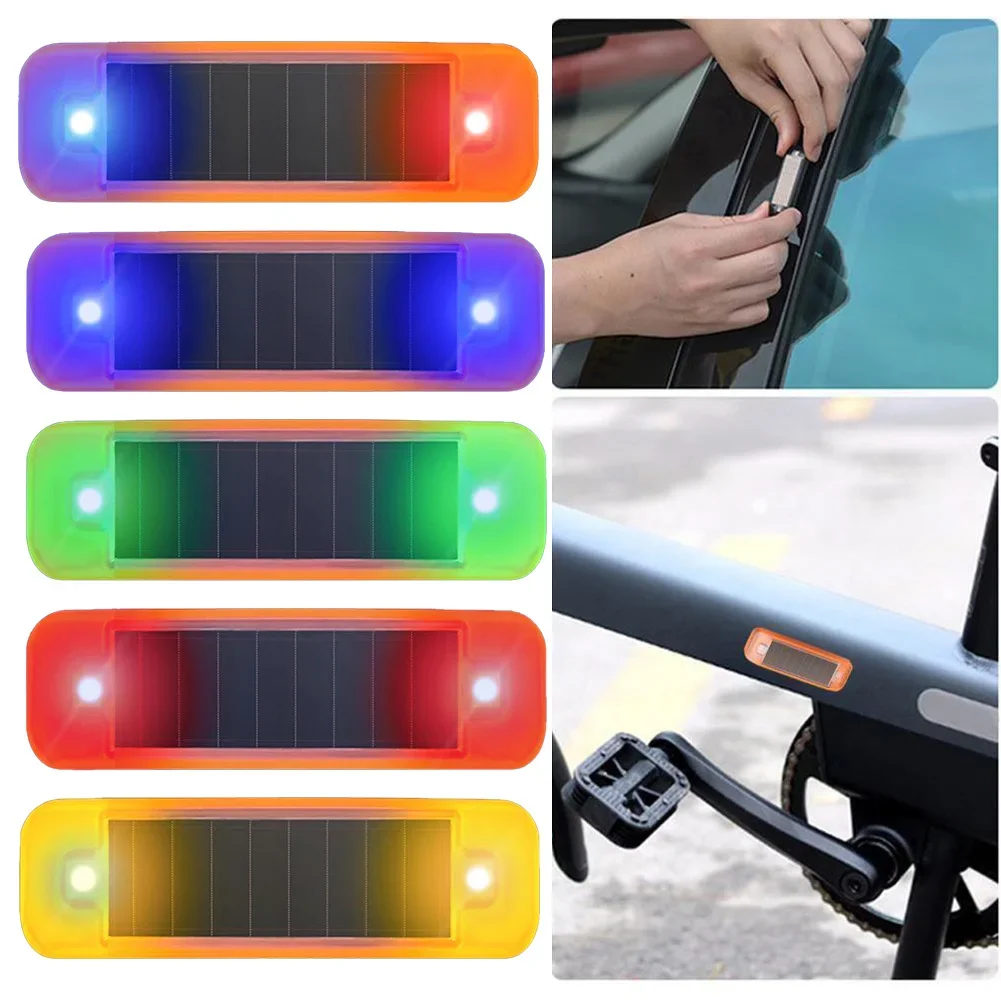 Car Fake Alarm Solar Flash LED Light Fake Security System Anti-Theft Signal Warning Warning Light Flash 12V 3W