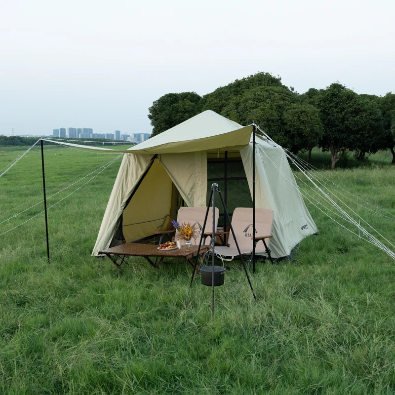 

Hot Sale New Design Outdoor Inflatable Waterproof Camping Air Tent Oxford Fabric For Campers