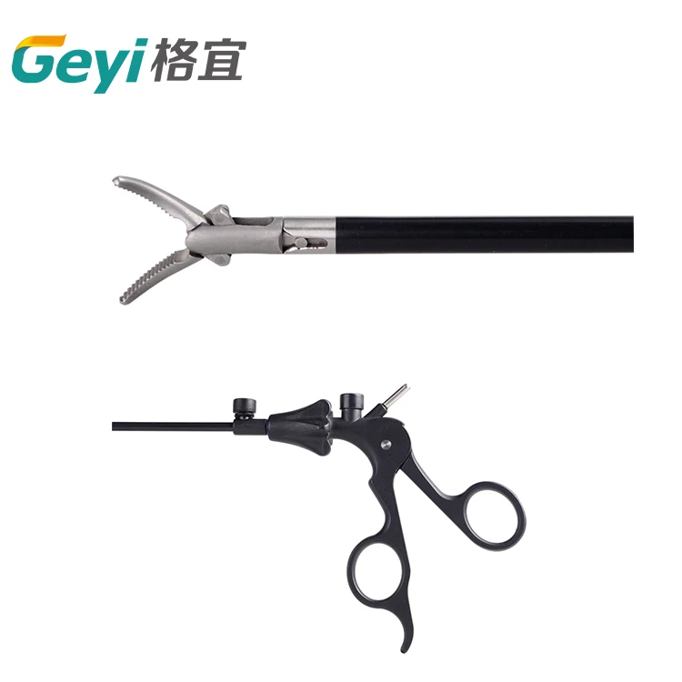 

Geyi factory price Laparoscopic flexible grasping v shape forceps for laparoscopic surgery