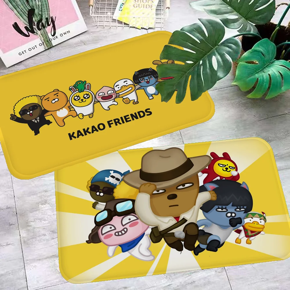 

K-KAKAO F-FRIEND Bath Mat Kids Room Bedroom Decoration Balcony Anti-Slip Doormat Living Room Alfombra