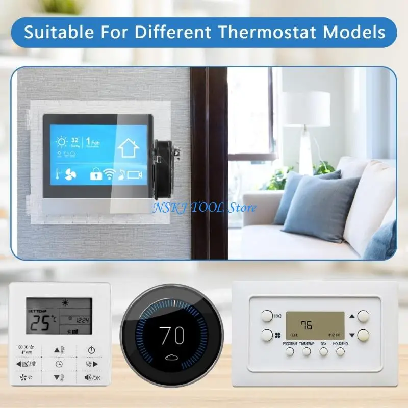 L8RC Shatterproof Temperature Controller Security Box Diaphanous Cover Hassle Freely