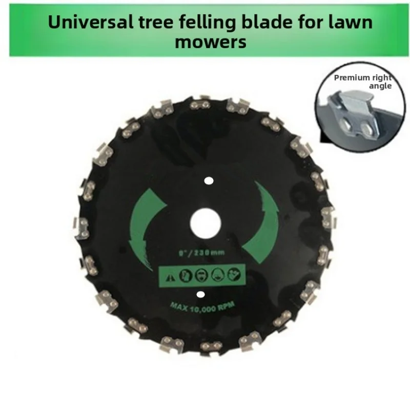 Lawn mower weeding disc, brush cutter, grass trimmer, weeding device, multifunctional blade for rice fields, dry land, and paddy