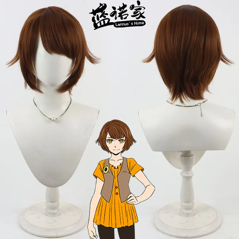 Virtual YouTube Vtuber Androssi Jahad Cosplay Wig Halloween Carnival Party Props Synthetic Hair Heat Resistant Fiber + Wig Cap