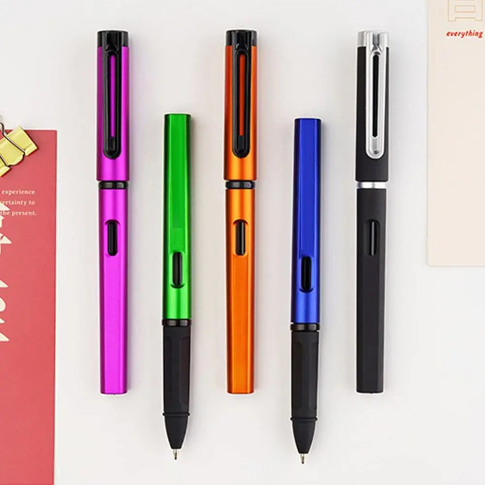 Creative 0.5MM Black Ink Gel Pen Quick Drying Smooth Writing Ballpoint Pen Correct Posture Writing Neutral Pen Gift