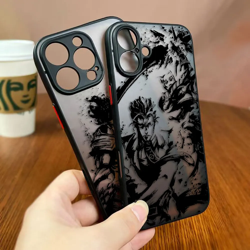 Anime JoJos Bizarre Adventure Matte Phone Case For REALME 6 7 7I 8 8I 9 9I 10 11 12 13 C21Y C35 C53 C55 C55 C75 GT NEO 2 Fundas