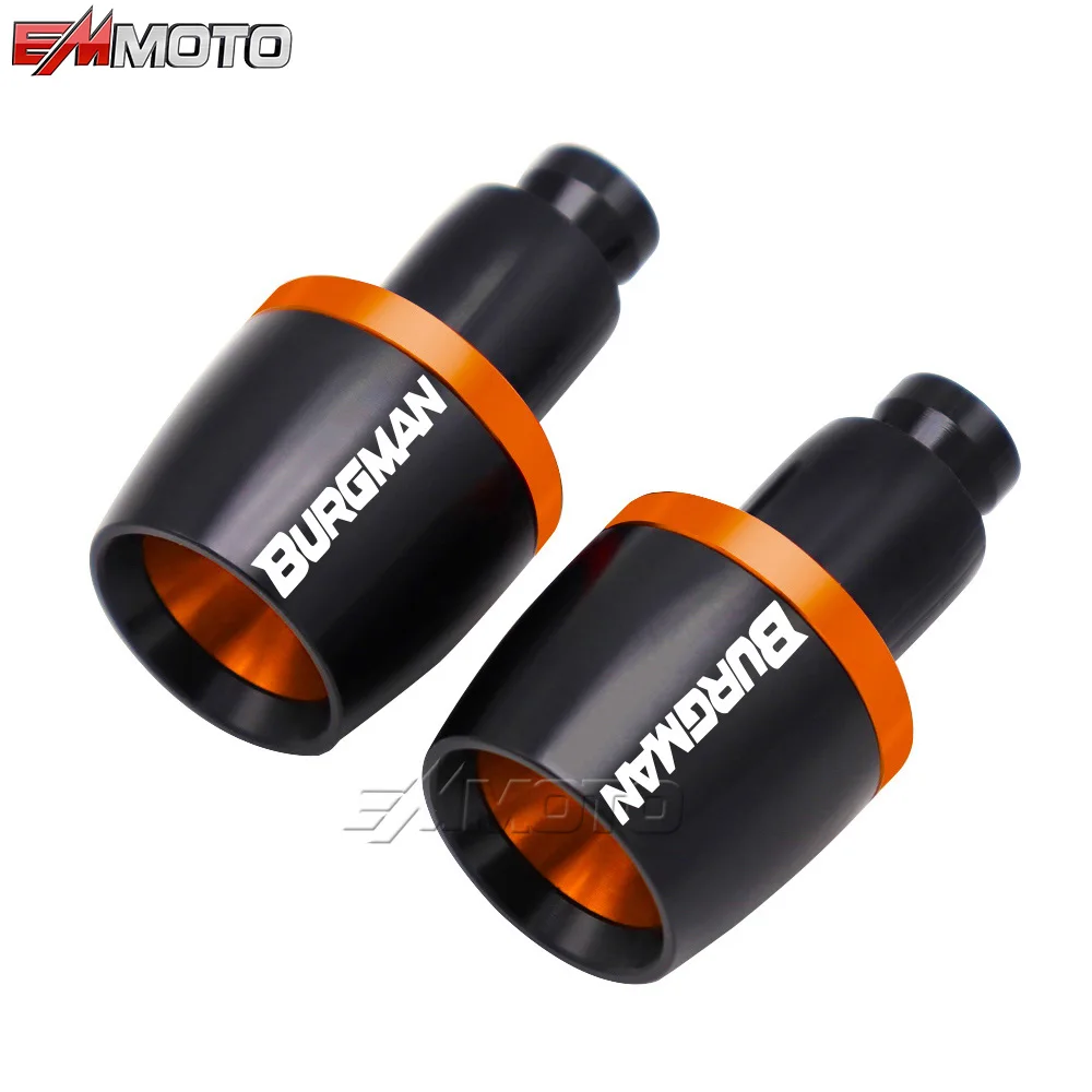 Motorcycle Accessories CNC Handlebar Ends Plug Slider Handlebar End Grips Cap For BURGMAN Burgman AN125 AN200 AN400 AN650