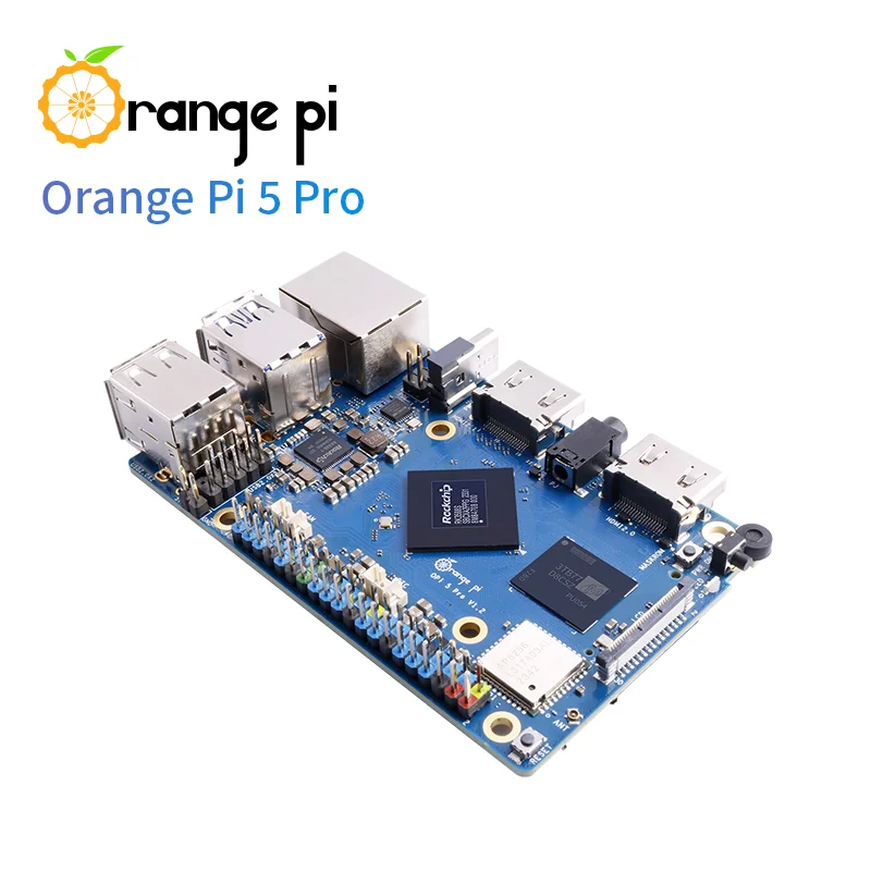 AAA + Orange Pi 5 Pro 4GB RAM LPDDR5 RK3588S SBC Placa de Desenvolvimento, WiFi Bluetooth BLE Mini PC, Run Orangepi
