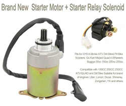 9 teeth GY6 Starter for GY6 4-Stroke Engine 150cc 125cc 50cc 200cc 250cc Compatible with 4 Wheelers Scooters Moped ATV Go Kart