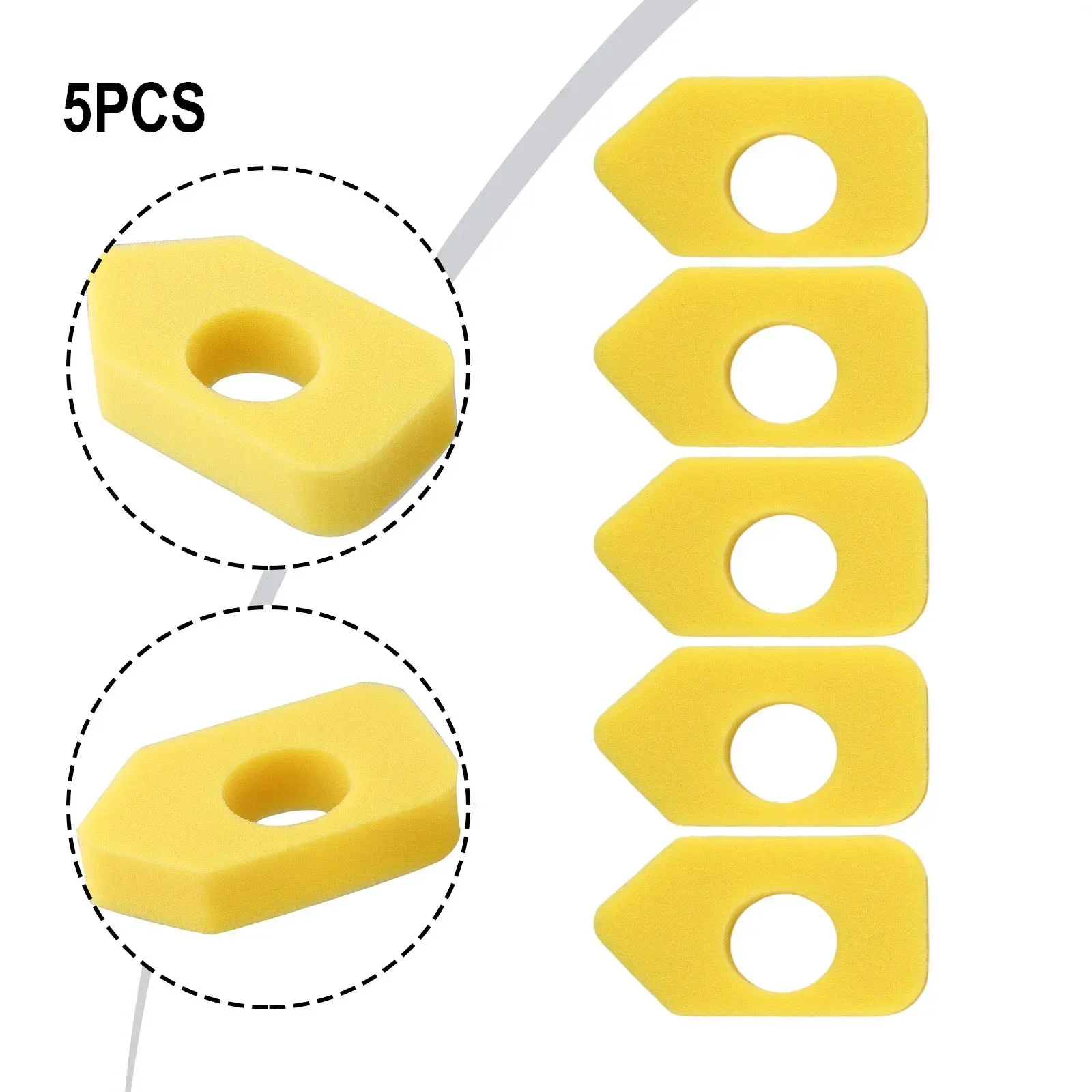 

5PCS Foam Air Filters Yellow For 698369 5088D 5088H 5086K 4216 5099 Garden Supplies Outdoor Hot Tubs Accessories