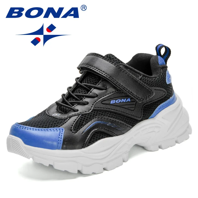 BONA 2023 New Designers for Boys Fashion soft and comfortable Children Breathable Shoes Sneakers Sport Shoes  Casual Walking Sho