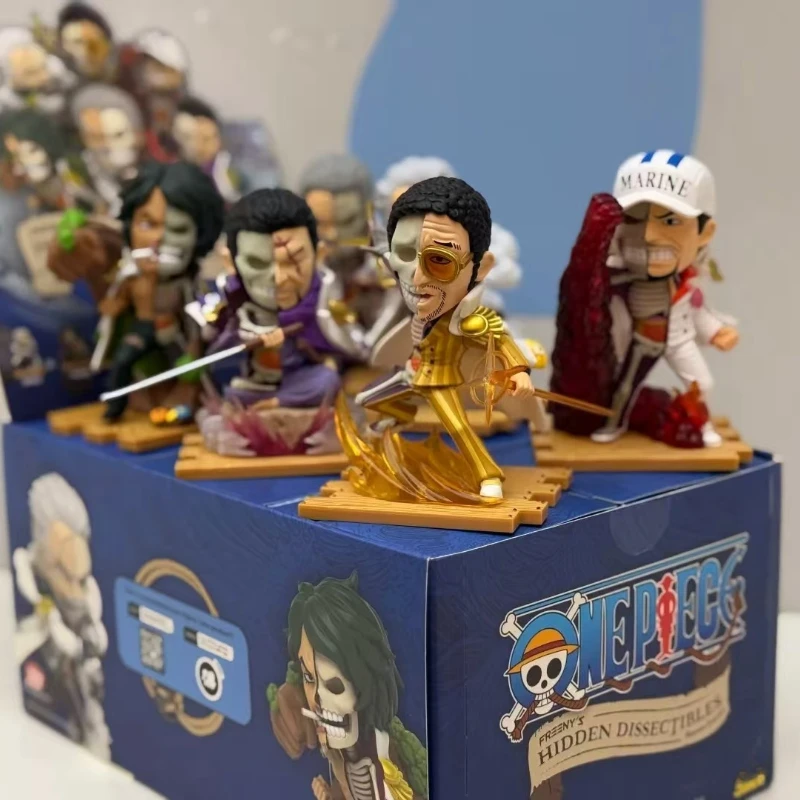 アニメワンピース提督半解剖シリーズブラインドボックスナミ人形おもちゃサプライズボックスルフィ装飾ギフトモデルおもちゃ周囲