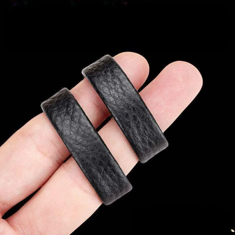 本革ベルト固定リングキーホルダーメンズベルトバックルファッションアクセサリー耐久性のある牛革ウエストバンド固定リング