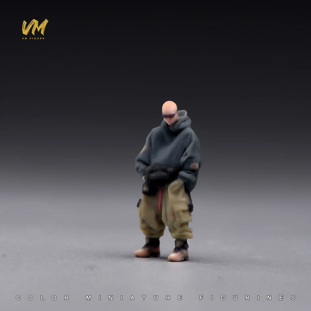 Miniaturfigur im Maßstab 1/64 Coole Business-Kleidung für junge Männer und Frauen 3D-Druck Mini-Puppe für Automodell-Dekoration und Ausstellung – Detail 38