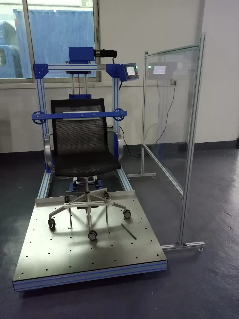 ANSI/BIFMA X5.1-2011 EN 1728 Office Chair Seat Back Durability Tester for Quality Assurance in Furniture Testing