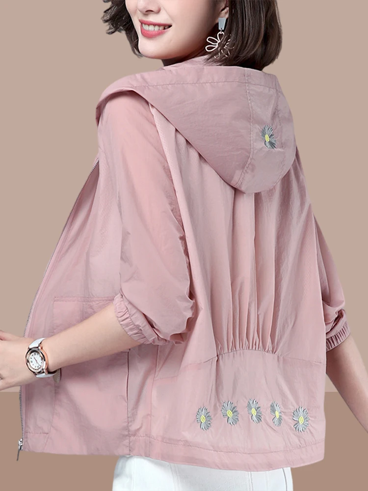 

Женская летняя свободная пляжная одежда 2026 года: рубашка с защитой от солнца и УФ-излучения, охлаждающая, с эффектом кондиционирования воздуха, короткая верхняя одежда