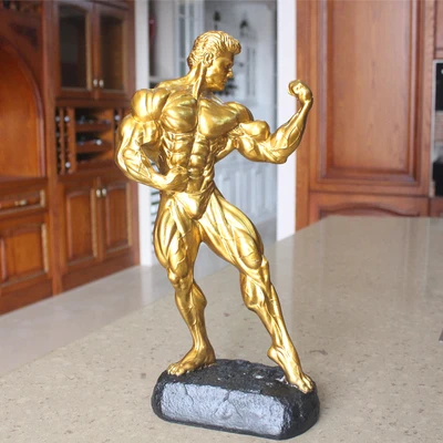 

FIGURE LOVELY DECORATION TROPHY BOXING FIGURE SCULPTURE MUSCLE-BUILDING MAN PUTS TROPHY COMPETITION LOVERS MERRY CHRISTMAS HOME