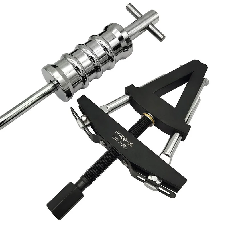Adjustable Bearing Removal Outer Ring Puller Pulley Tapered Roller Non-Destructive Bearing Steel Slide Hammer Tool