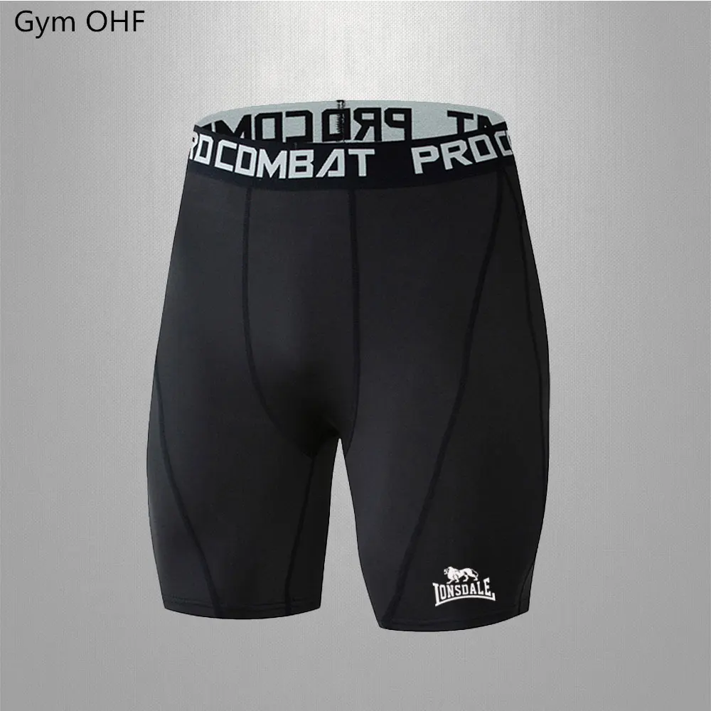 Compression Short Pants Leggings Mallas Deporte Hombre Yoga Men Sports Running Tights Gym Fitness Cycling Base Trousers Training