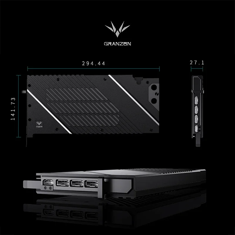 Granzon GPU Block for MSI RTX 4090 Suprim X / RTX4090 GAMING X TRIO 24G Video Card Water Copper Radiator GBN-MS4090TRIO