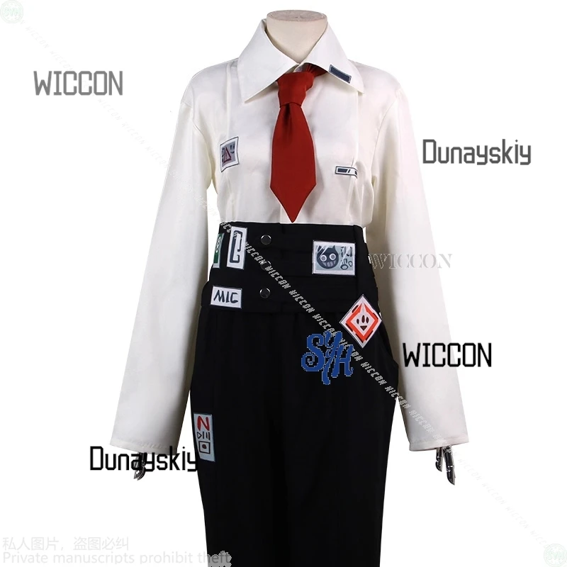 متجر Willow Cos Store Lim Cosplay DonQuixote زي فاسق وسيم JK DK أصفر قصير باروكات ربطة عنق سروال الهالوين