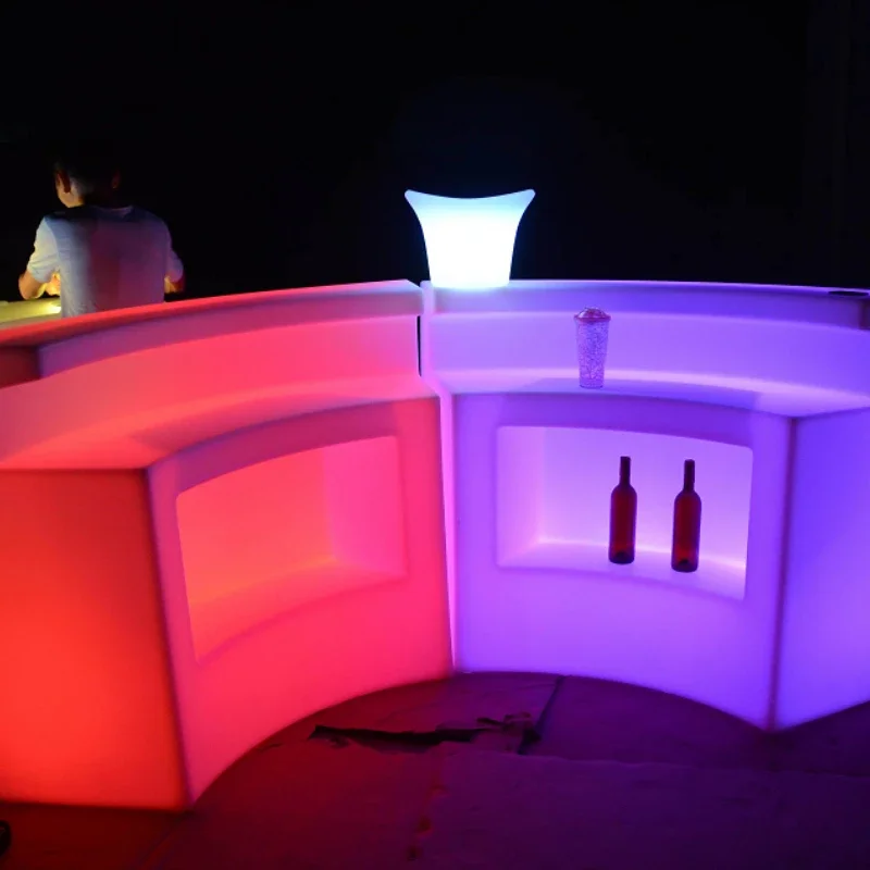 Counter,Glow LED Mobile Bar,LED Portable