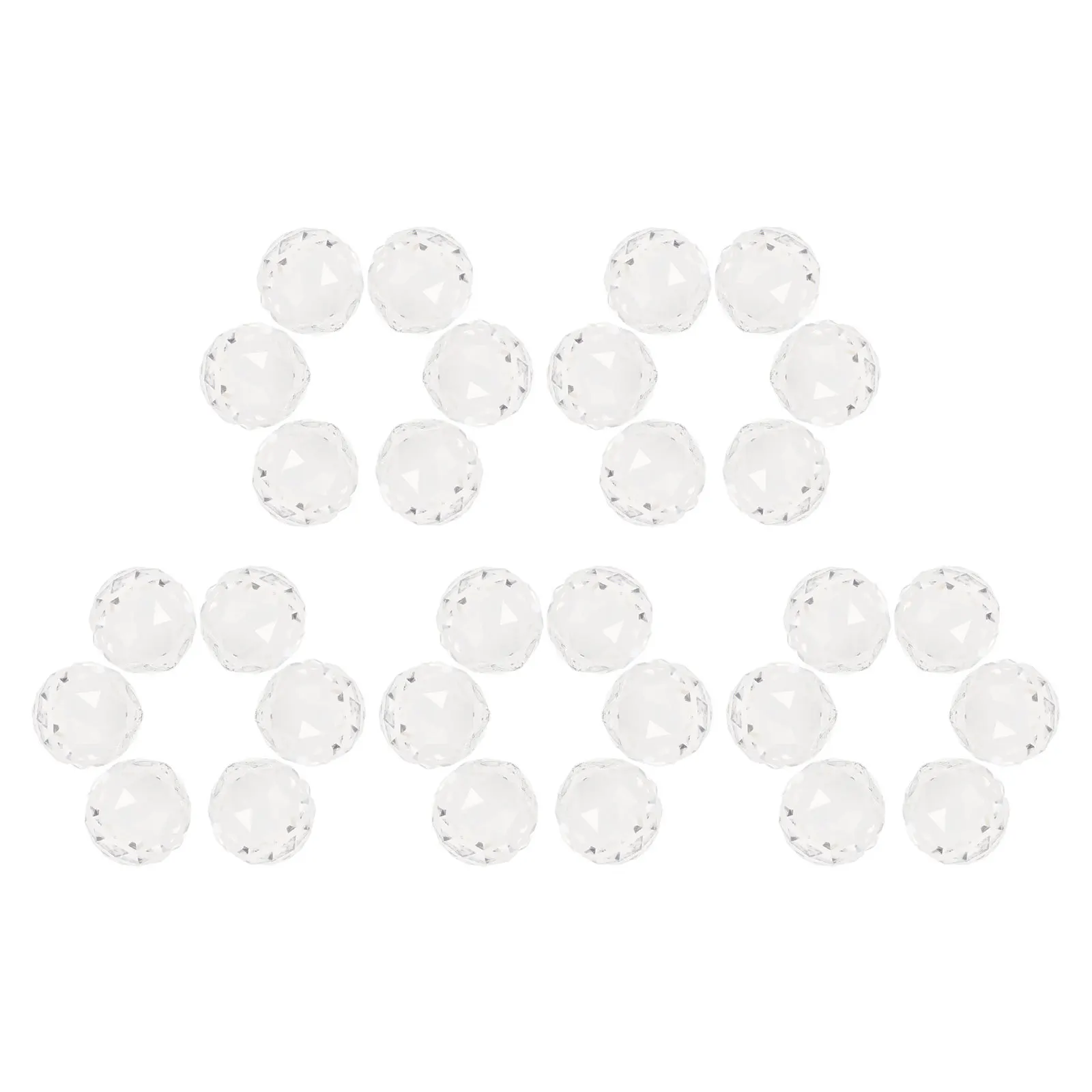 

30Pcs Crystal Ball Suncatchers High Light Transmission Clear Hanging Ornaments for Windows and Home Sun Catchers Indoor Window