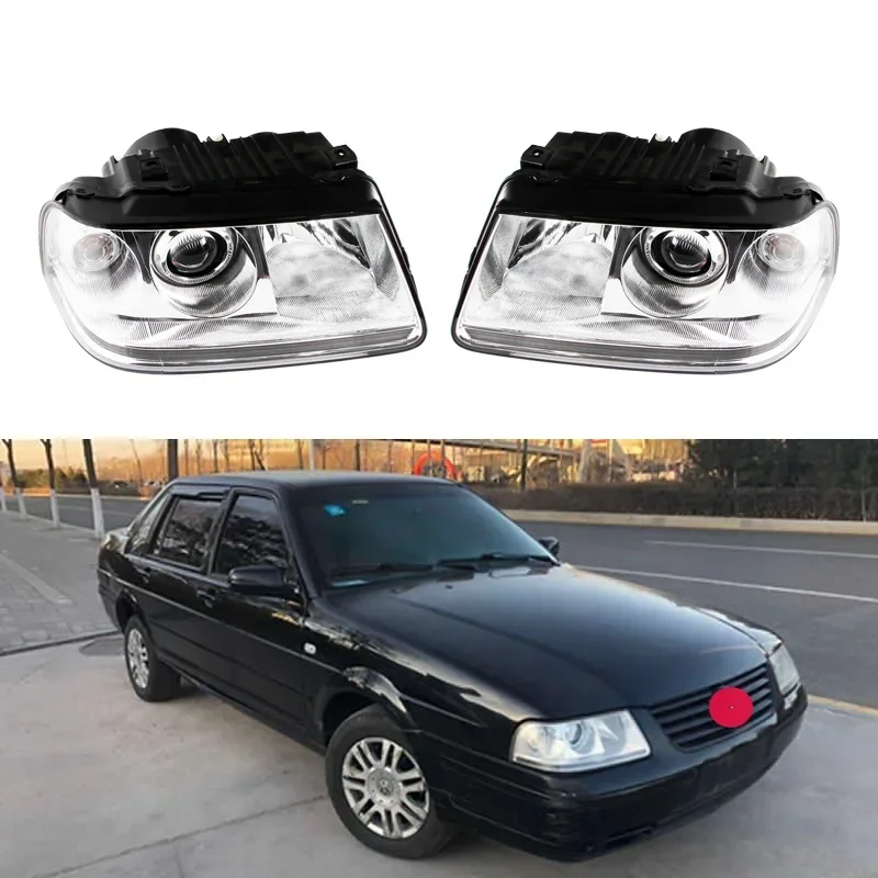 For Volkswagen Santana 3000 headlight assembly 2004-2010 Car Accessories halogen headlight original transparent lampshade