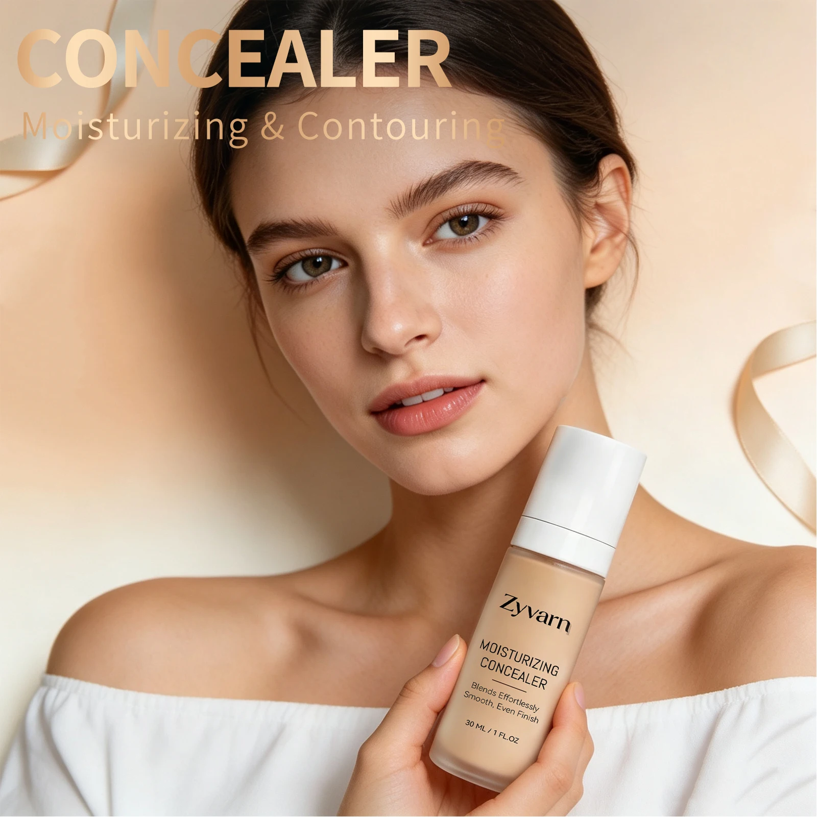 New Liquid Concealer Makeup Stick For Full Coverage Oil Control Remove Dark Circles Natural And Dark Skin Moisturizing Concealer