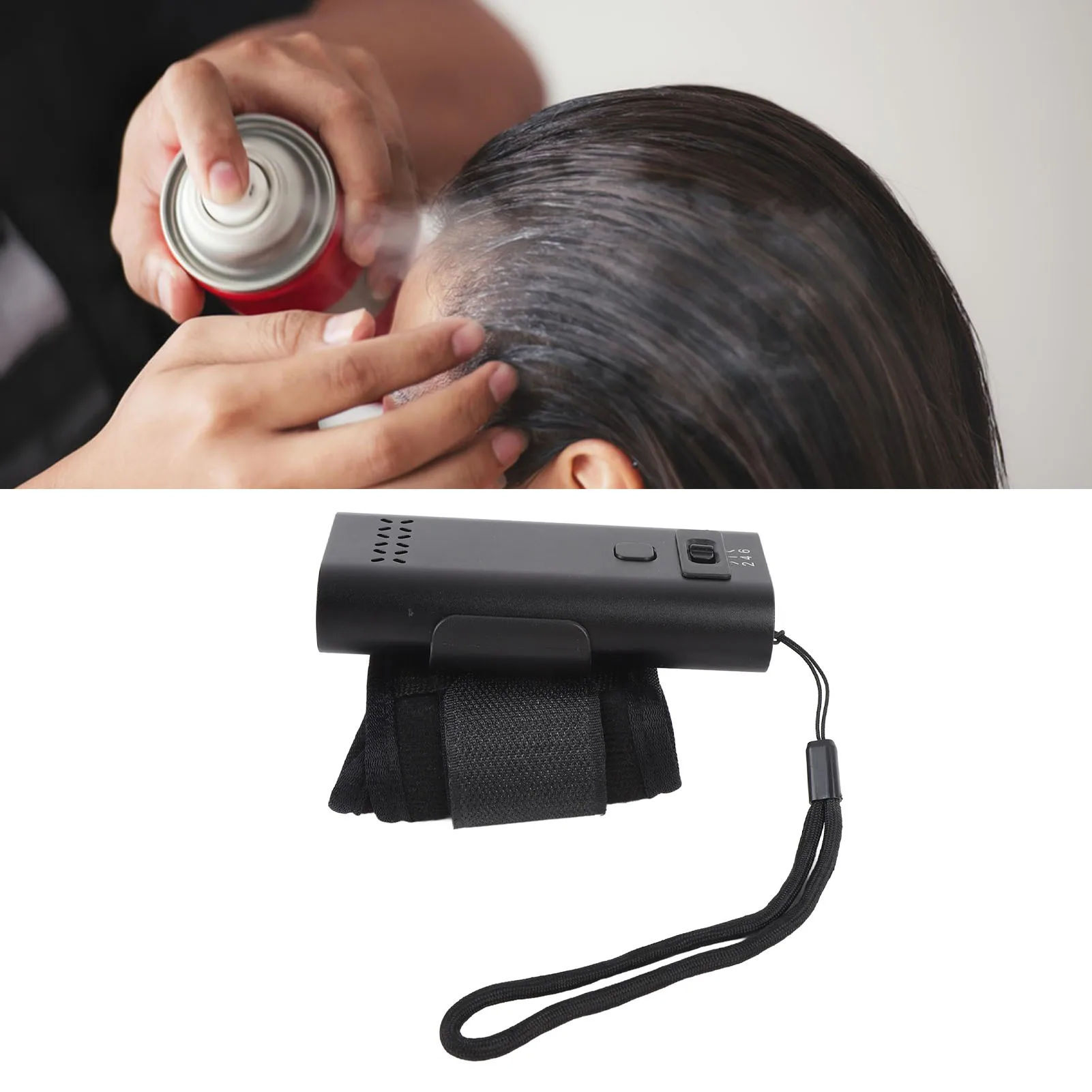 Hair Extension Lamp Seamless Blending 3000mAh 395nm Aluminum Alloy Hair Extension Machine Lightweight Rechargeable 6W for Home