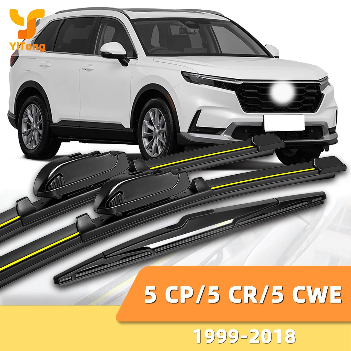 Limpadores de Para-brisa Dianteiro e Traseiro Duráveis para Mazda 5 CP/5 CR/5 CWE 1999-2018 - Acessórios para Para-brisas de Carros 2002-2016