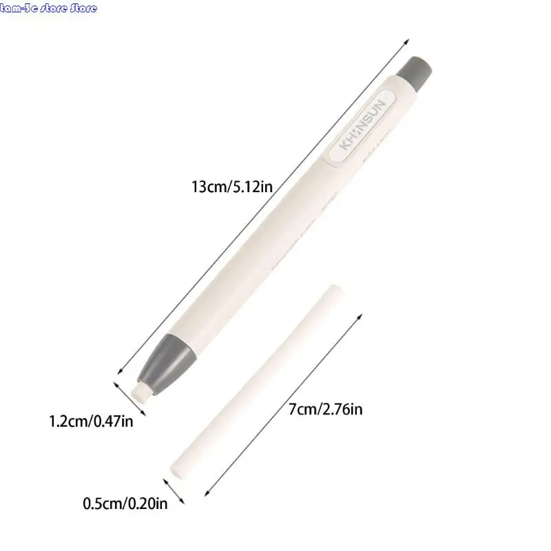 D0ua stylo stylo rétractable Eraser Press Action Eraser Easer Erasing Rubber Eraser pour élève