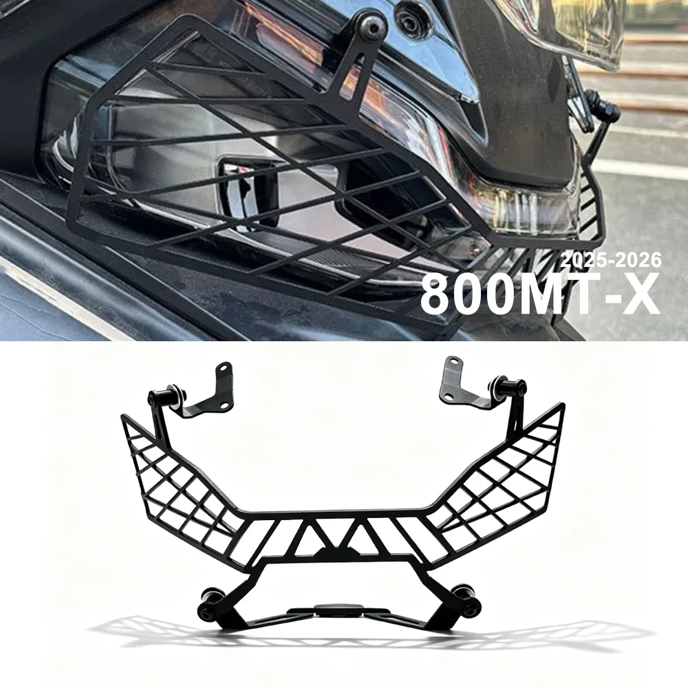 

For CFMOTO 800MT-X 800 MT-X MTX800 800MTX 2025 2026 Headlight Protector Grill Wear-resistant & durable Aluminum
