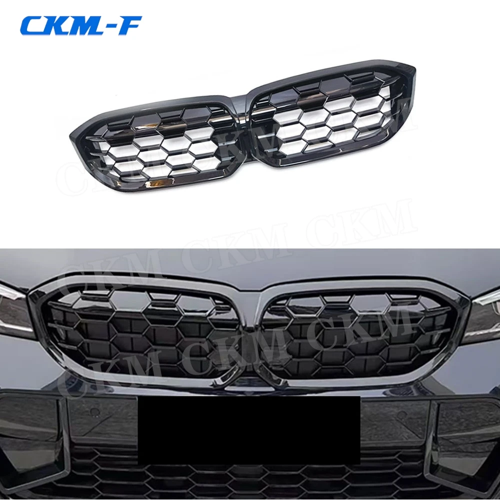 

Car Racing Grills Front Bumper Air Vent Cover Trim Mesh Grill Frame Body Kits for BMW 3 Series G20 G28 LCI 340I 2023+