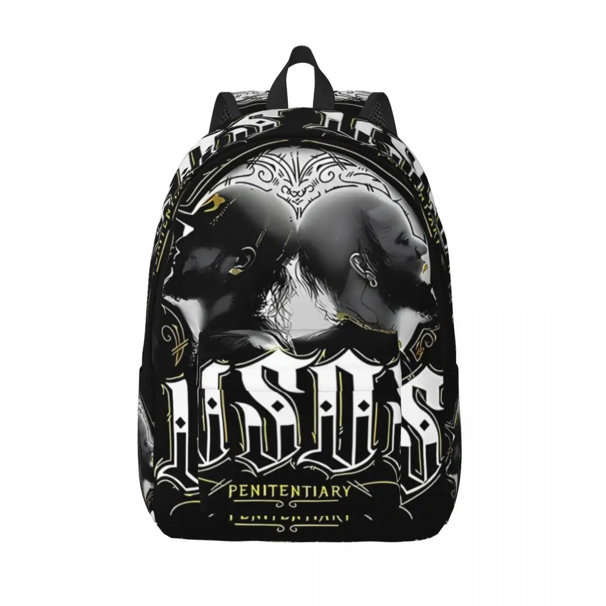 WWE The Usos Penitentiary Authentic For Girls Boys Large Capacity Student Backpack Lightweight waterproof Backpack 15.7in 17.7in