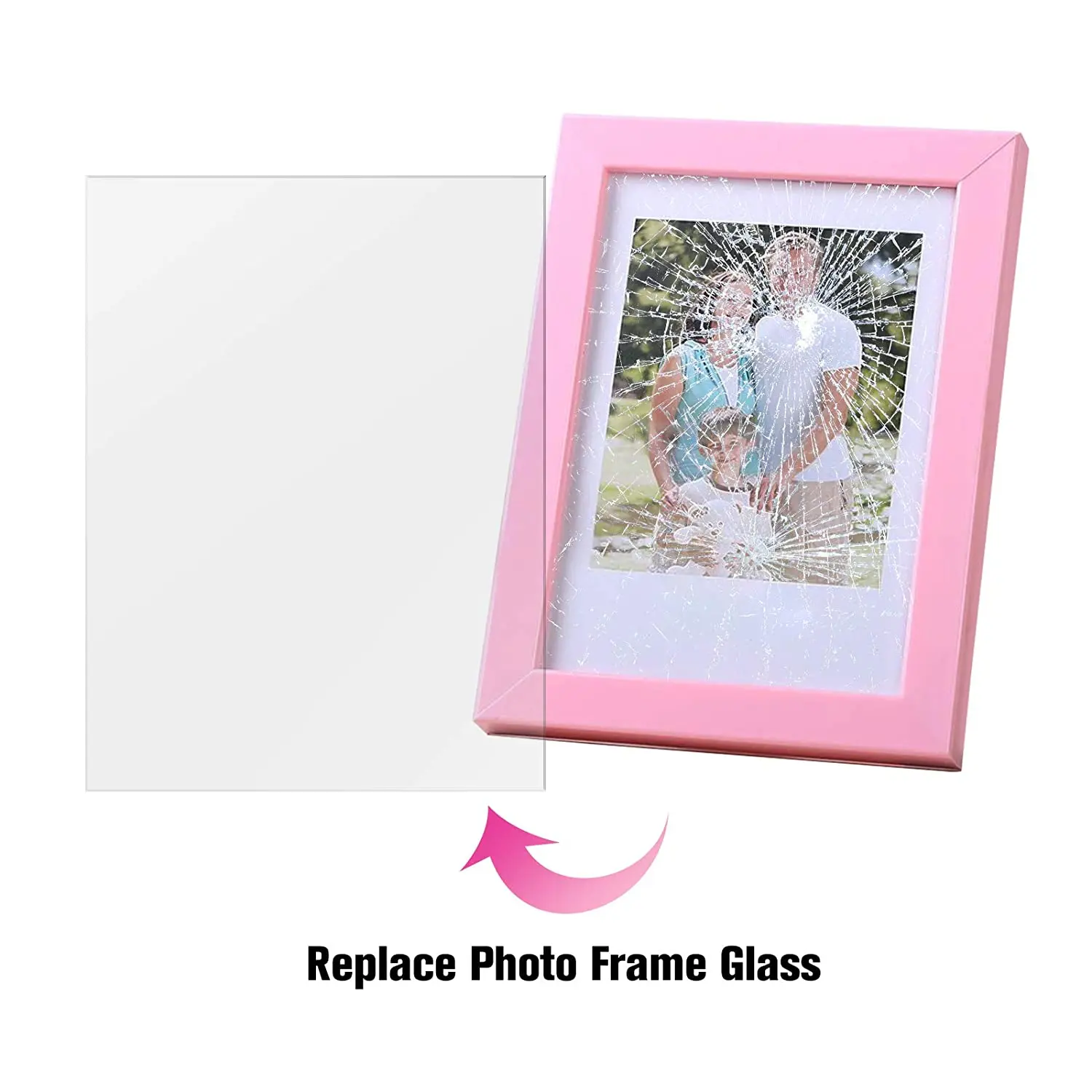 Polycarbonate Board Clear PET Sheet Plate Shatterproof Alternative Plastic Sheets for Photo Frames, Craft Projects, Painting