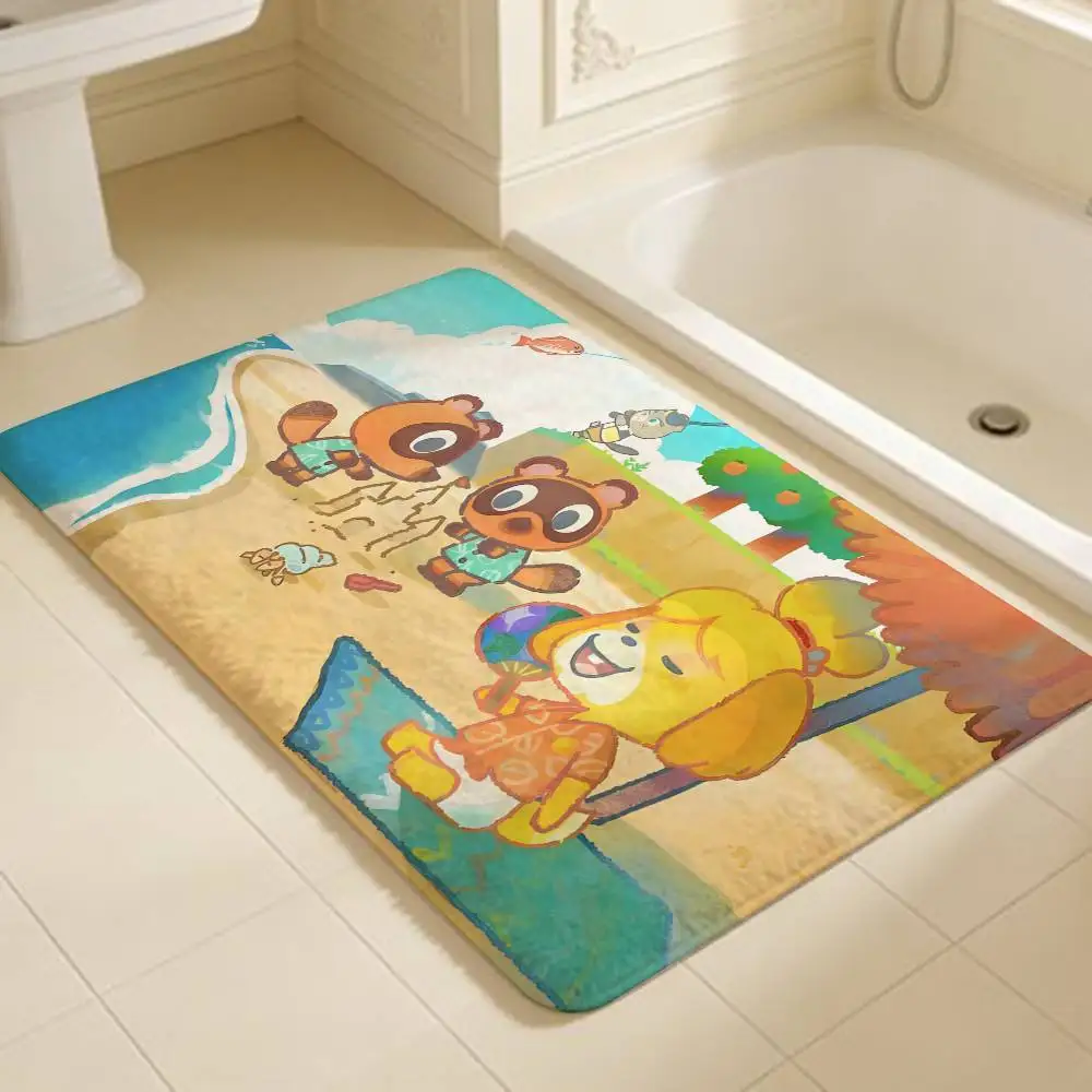 Animal C-Crossing Kitchen Mat Kids Room Bedroom Decoration Balcony Anti-Slip Doormat Living Room Alfombra