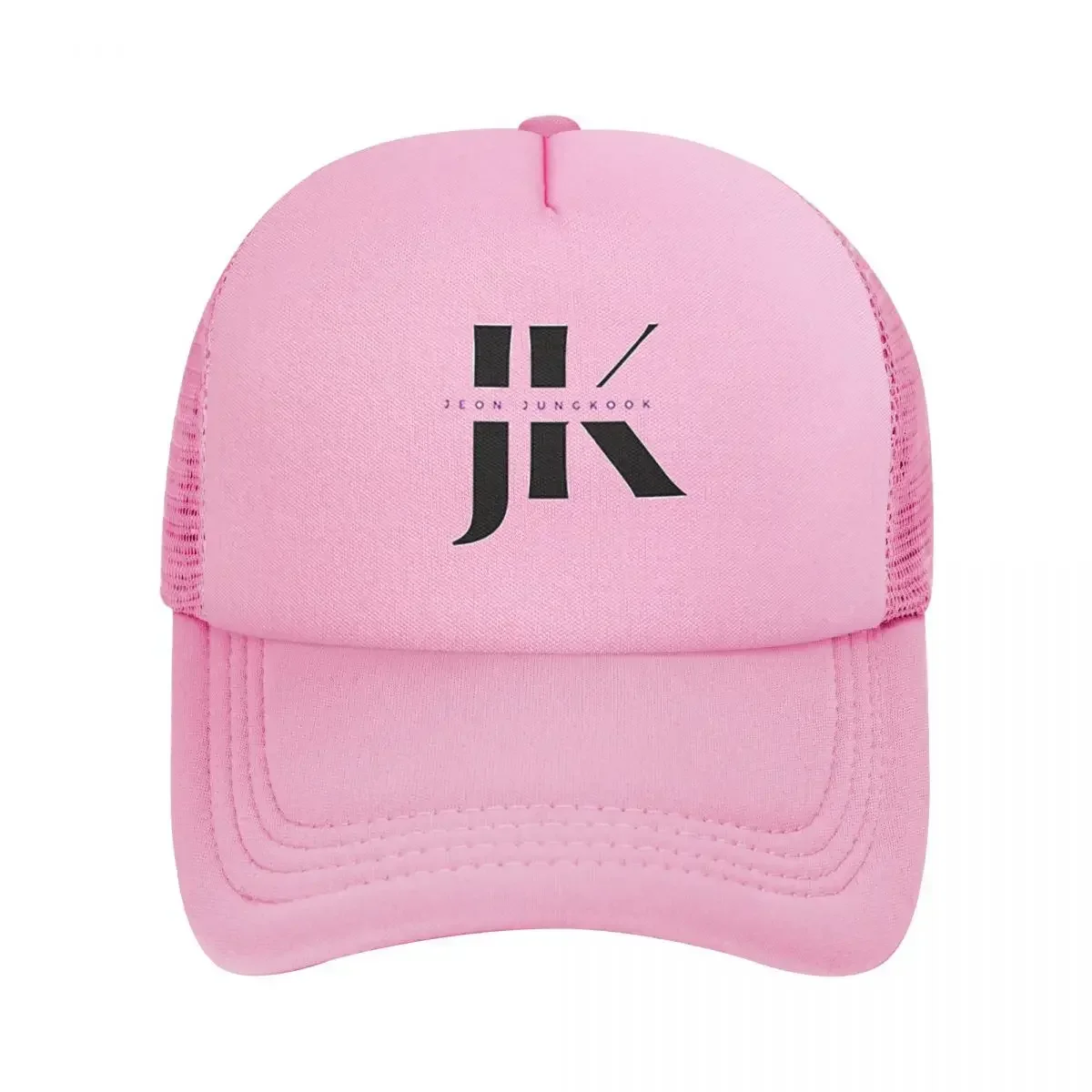 Jeon Jungkook Logo Mesh Baseball Caps Snapback Fashion Baseball Hats Breathable Casual Casquette Outdoor Unisex