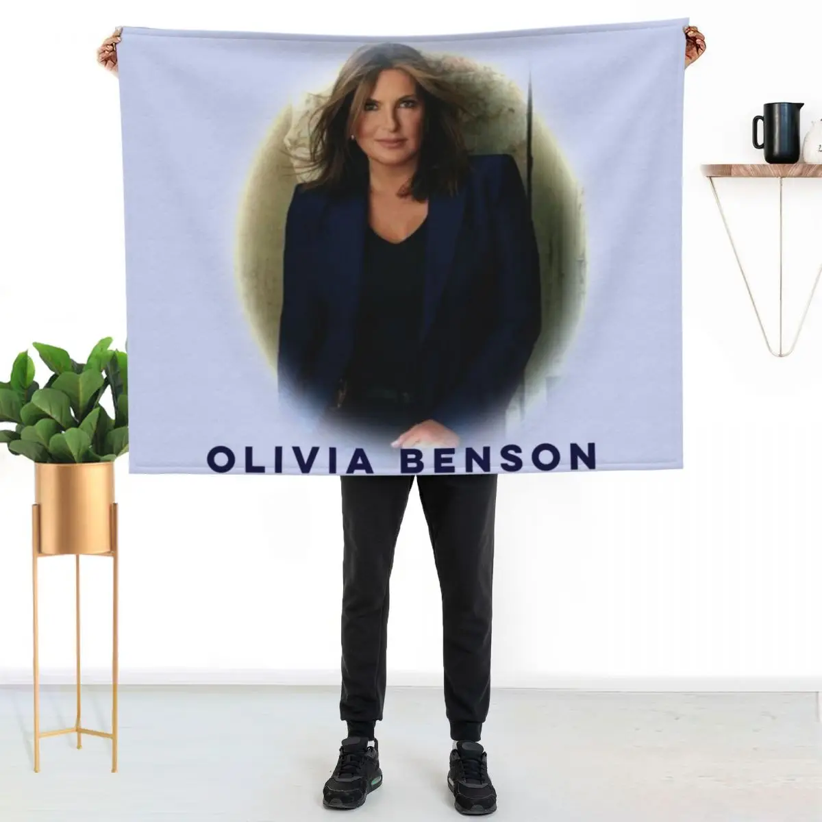 Olivia Benson Throw Blanket Cute Plaid Sofa Throw Soft Plush Plaid Hairys Beautifuls Decoratives Blankets