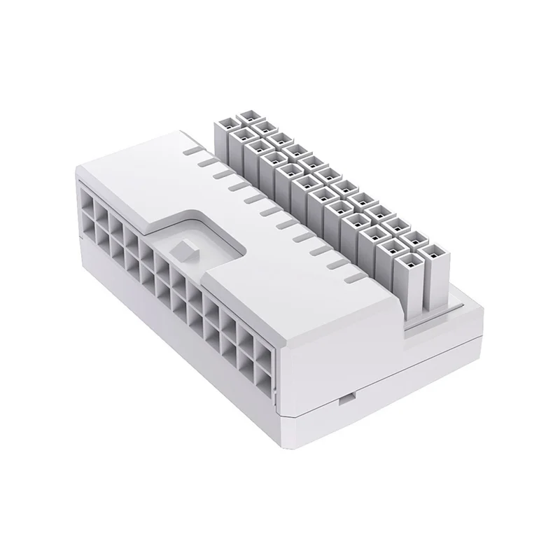ATX 24-Pin 90 °   Stromanschluss-Adapter, 5 V, 3-polig, ARGB, 24-polig, Buchse auf Stecker, 90 °   Netzteil DIY für Desktops PC-POS