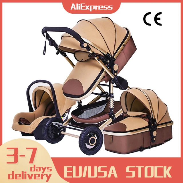 High Landscape Baby Stroller 3 1 Folding Portable Baby Stroller Baby Stroller 3 1 Aliexpress