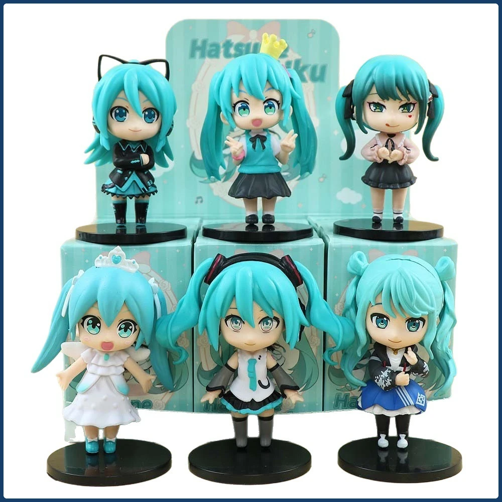 Linda caja ciega de personaje de anime versión Q - Figura de juguete de moda Bloks para colección y decoración de habitaciones