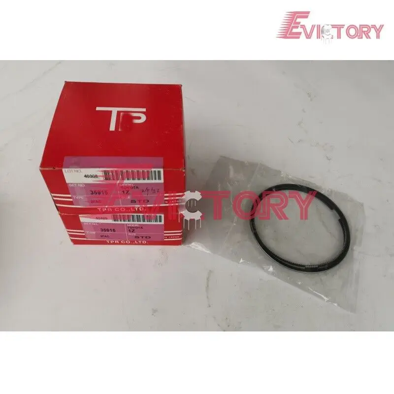 For TOYOTA forklift engine parts 15Z cylinder Piston Ring set