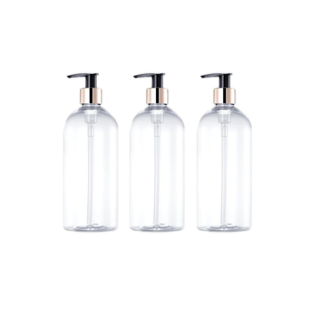 

3 Pcs Portable Storage Bottles Safe Material Leakproof Design Fine Craft Shampoo Foam Pump Lotion Refillable