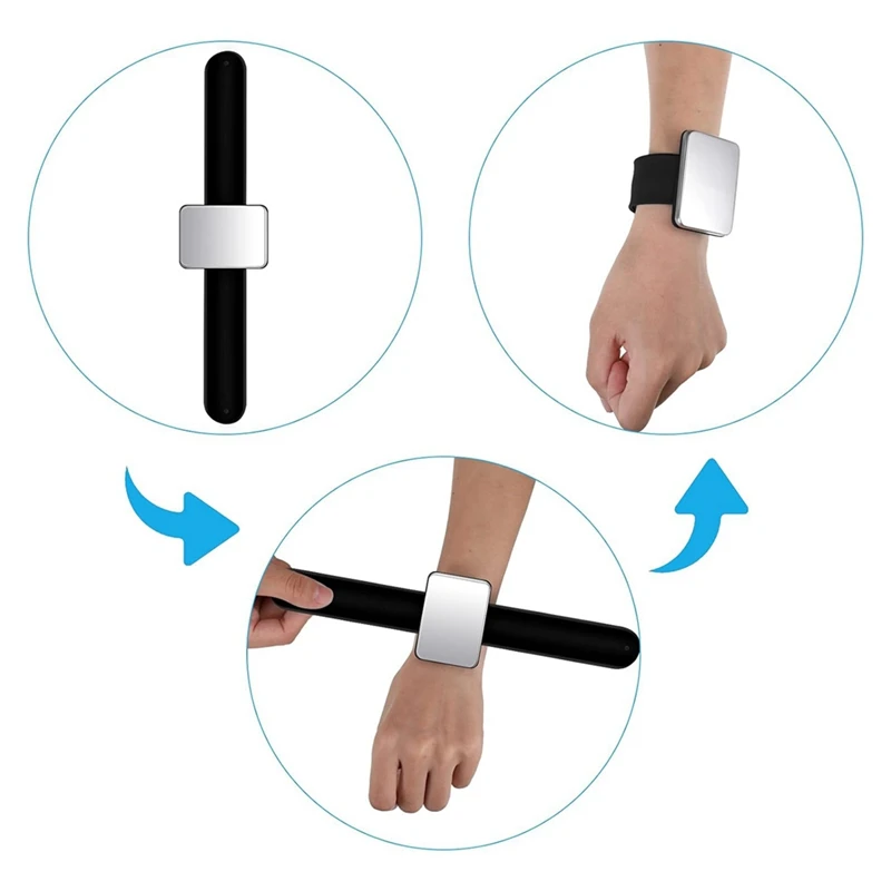 Magnetic Wristband For Hair Stylist Pin Wristband Wrist Pin Holder Braiders Wristband For Gel Silicone Sewing Pincushion Durable